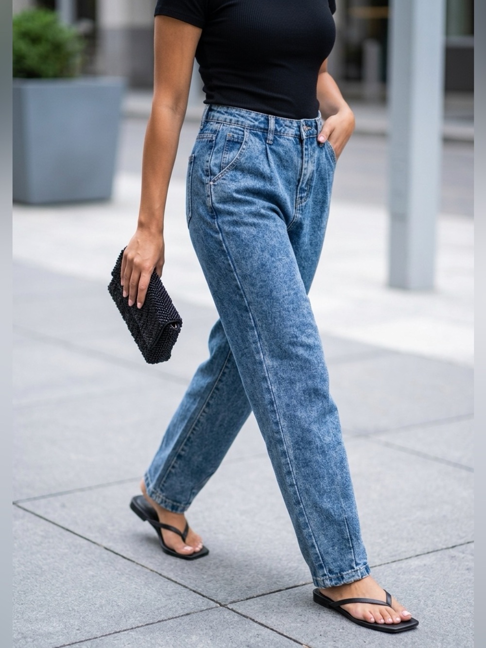 Princess Polly High-Rise Barrel Jeans
